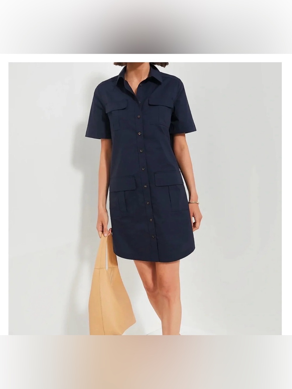 Tuckernuck Dark Navy Button-Up Shirt